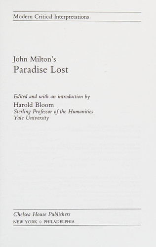 John Milton's Paradise Lost