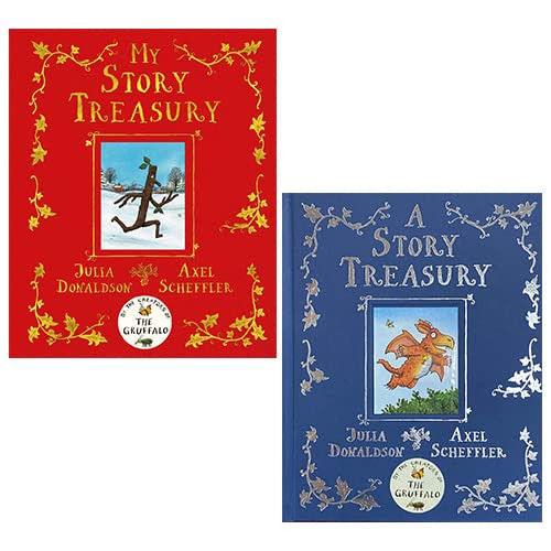 Julia Donaldson 2 Books Collection Set (Julia Donaldson And Axel Scheffler Treasury Bind Up, My Story Treasury)