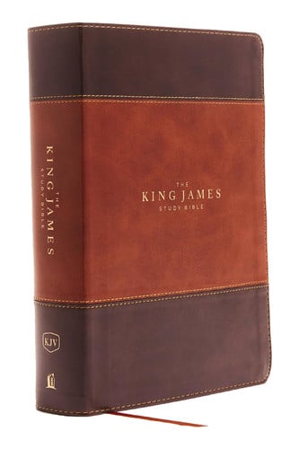 The King James Study Bible, Full-Color Edition [Brown]