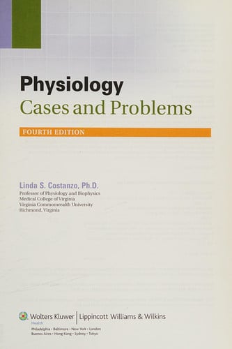 Physiology Cases and Problems