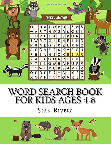 Word Search Books for Kids Ages 4-8