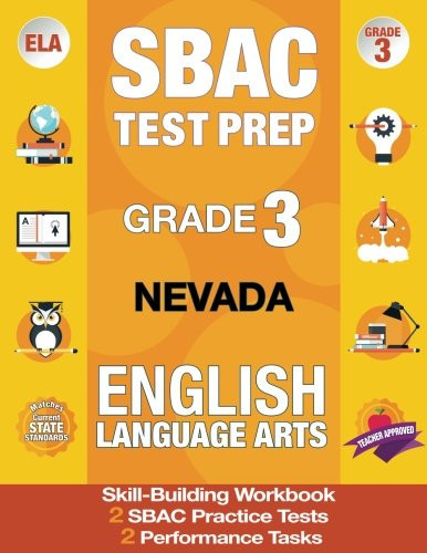 SBAC Test Prep Grade 3 Nevada English Language Arts SBAC Practice Test Book Grade 3, 3rd Grade Math Workbooks Florida, SBAC Test Grade 3,