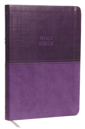 KJV Value Thinline Bible, Large Print, Red Letter Edition [Purple]