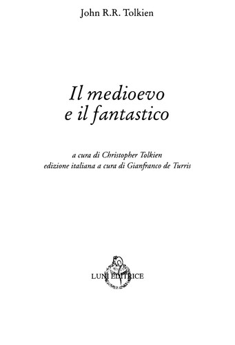Il medioevo e il fantastico