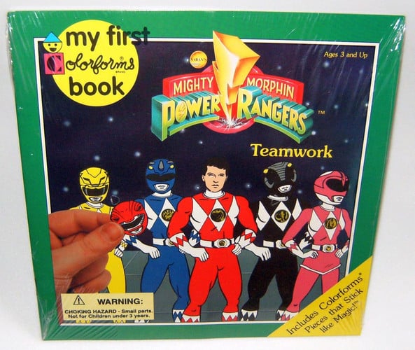 Cover of Mighty Morphin Power Rangers (My 1st Colorforms Book)