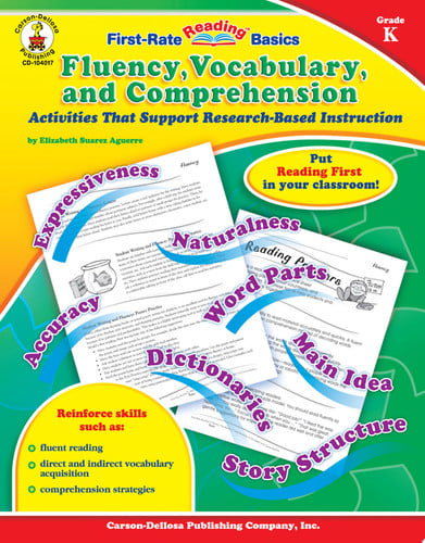 Cover of Fluency, Vocabulary, and Comprehension, Grade K