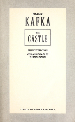 The Castle (Schocken classics)