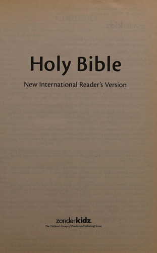 NIrV Personal Gift Bible