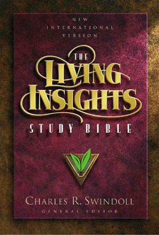 The New International Living Insights Study Bible Leather Burgundy Indexed