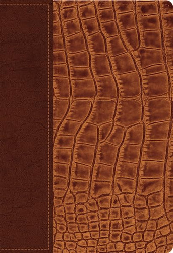 Study Bible New International Version, British Tan/Alligator Tan European Leather