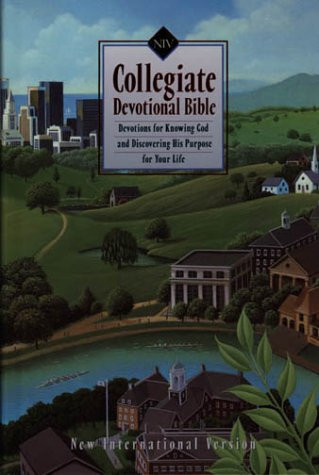 Collegiate Devotional Bible: Devotions for Knowing God and Discovering His Purpose for Your Life Bonded Leather, Black