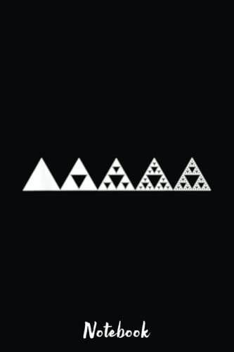 Math Sierpinski Triangles Fractal Geometry Mathematics Notebook: Blank Lined PI Day Notebook Gift 6x9 inchs, 110 Pages for Math Lover And Math Teacher ... Organizing Writing and Brainstorming.