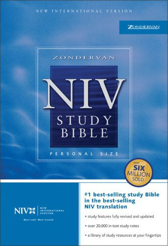 Zondervan NIV Study Bible, Personal Size, Indexed