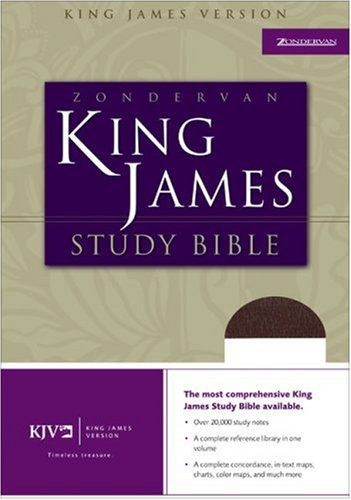 Zondervan KJV Study Bible, Thumb Indexed