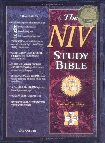 NIV Study Bible Indexed