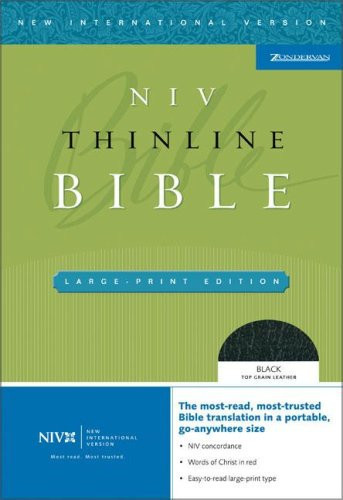 Holy Bible New International Version, Black Top Grain