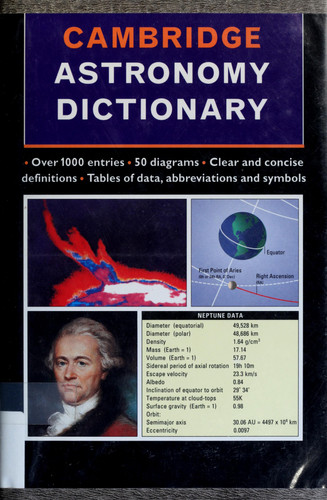 Cambridge Astronomy Dictionary