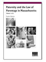 Cover of Paternity and the law of parentage in Massachusetts