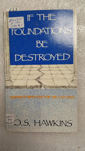 If the foundations be destroyed: Warnings from Jude for the last days