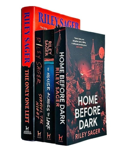 Home Before Dark, Survive the Night, The House Across the Lake, The Only One Left [Hardcover] By Riley Sager 4 Books Collection Set