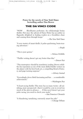 Angels & Demons A Novel