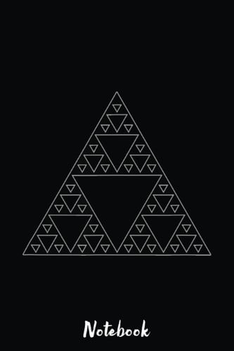 Math Sierpinski Triangle Fractal Geometry Science Infinity Notebook: Blank Lined PI Day Notebook Gift 6x9 inchs, 110 Pages for Math Lover And Math ... Organizing Writing and Brainstorming.