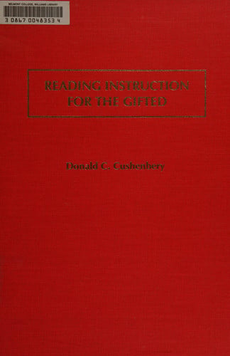 Cover of Reading Instruction for the Gifted