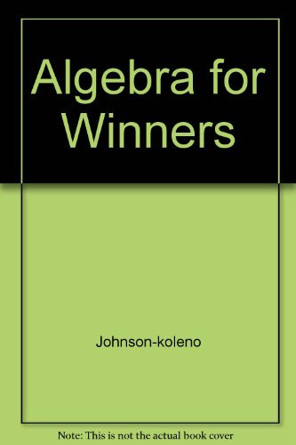 Algebra for Winners - Text