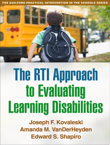 Cover of RTI Approach to Evaluating Learning Disabilities