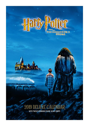 Harry Potter Deluxe Official 2019 Calendar - A3 with Present