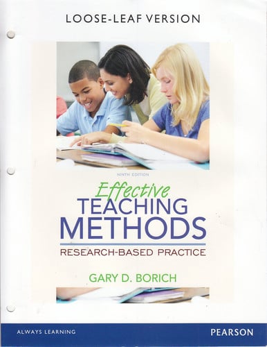 Effective Teaching Methods Research-based Practice