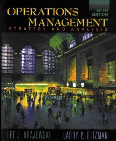 Operations Management Strategy and Analysis