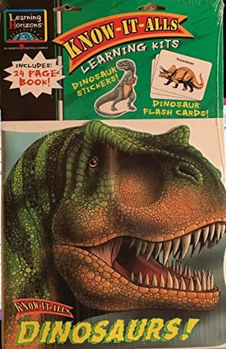 Cover of Dinosaurs! with Sticker and Flash Cards (Know-It-Alls Learning Kits)