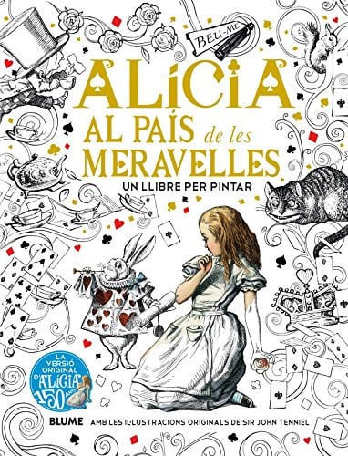 Alícia al País de les Meravelles: Un llibre per pintar