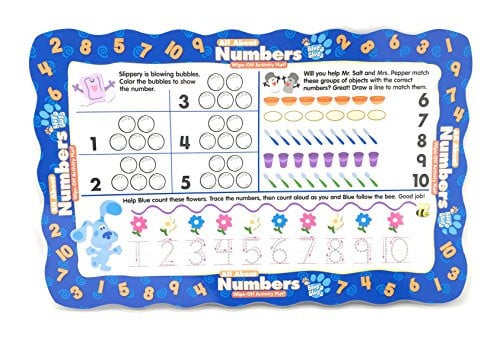Cover of Numbers (Blue's Clues Wipe-Off Mats)