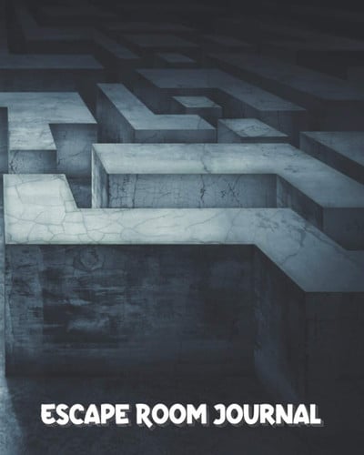 Escape Room Journal: Escape Room Log Book Escape Room Review