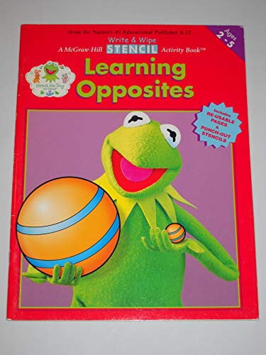 Cover of Learning Opposites (McGraw Hill Stencil Activity Books)