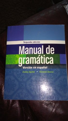 Manual de gramática: En espanol