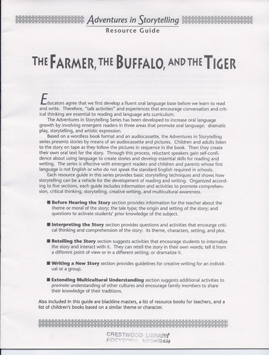 Cover of Farmer Buffalo Tiger T