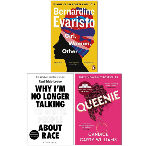 Girl Woman Other, Why I’m No Longer Talking to White People About Race, Queenie 3 Books Collection Set