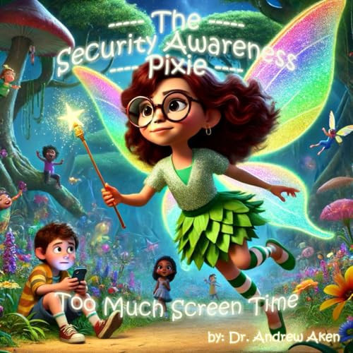 Cover of Security Awareness Pixie - Too Much Screen Time