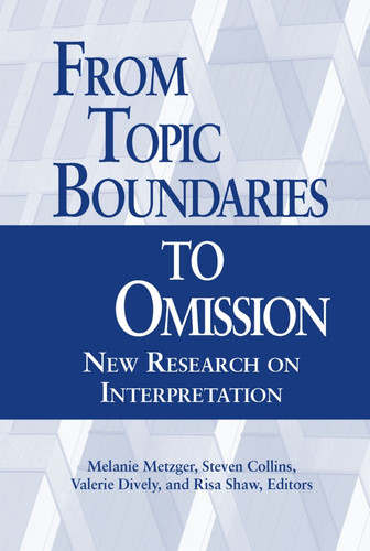 Cover of From Topic Boundaries to Omission