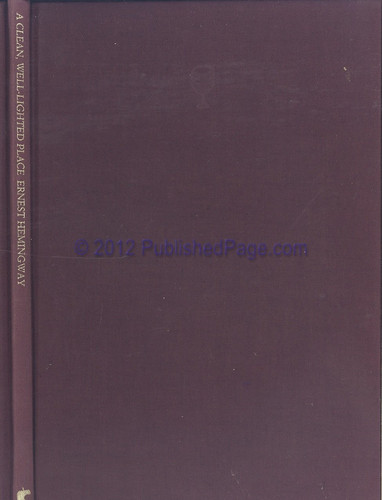 Cover of A Clean Well-lighted Place