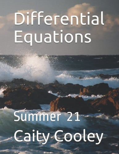 Differential Equations: Summer 21