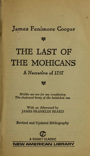The Last of the Mohicans