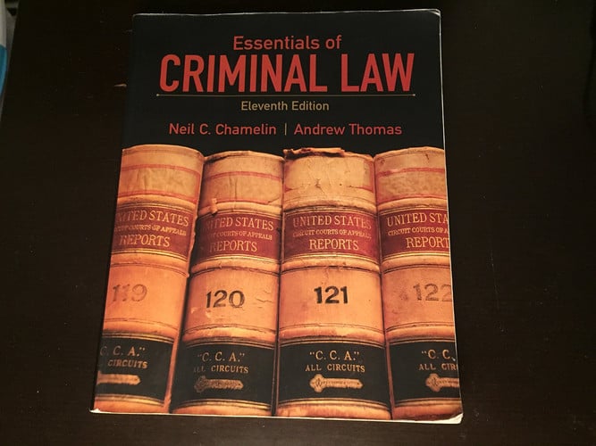 Essentials of Criminal Law
