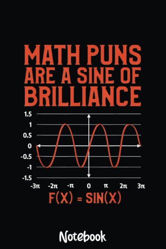 Math Puns Are Sine Funny Sarcastic Mathematic Lover Notebook: Graph Paper Notebook, Grid Paper for Math and Science Students, Quad Ruled 4x4 110 Pages, 6x5088