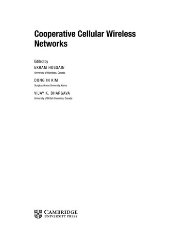 Cooperative Cellular Wireless Networks