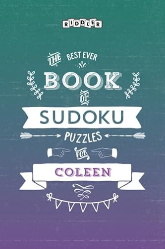 The Best Ever Book of Sudoku Puzzles for Coleen