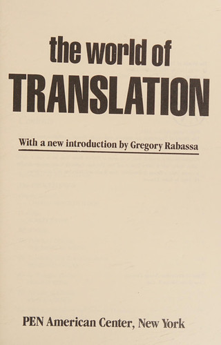 World of Translation